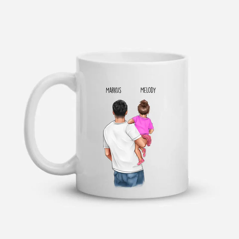 Dad and daughter/son Mug