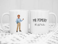 Personalised Male Teacher Mug