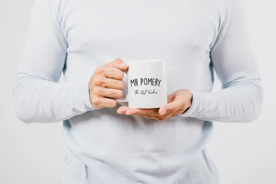 Personalised Male Teacher Mug