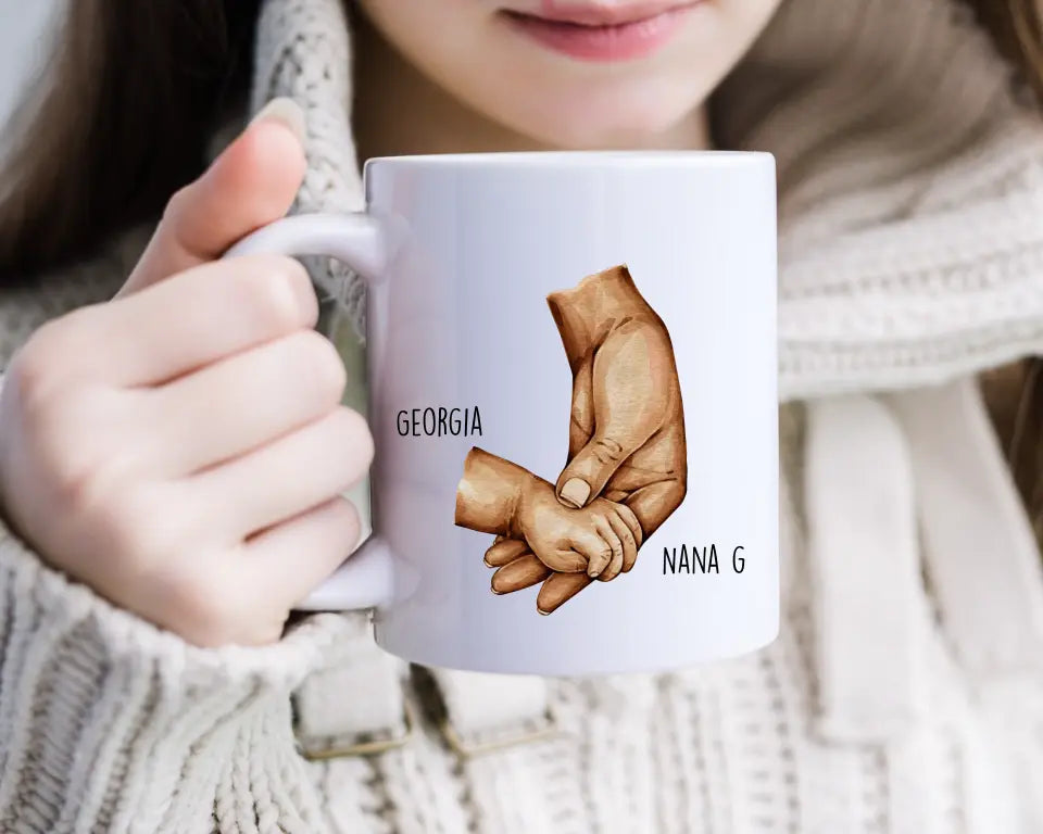 Grandmother and Newborn Baby Mug