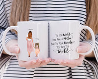 Personalised Mum and Kid(s) Mug - Mother's day