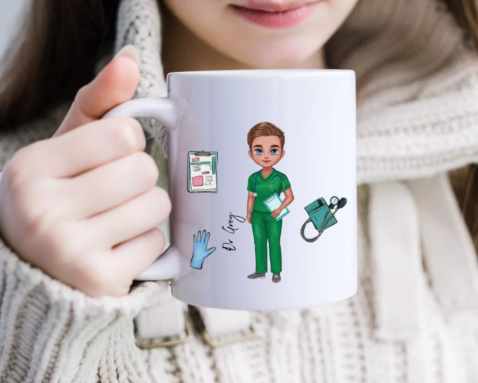 Personalised Male Nurse / Doctor Mug