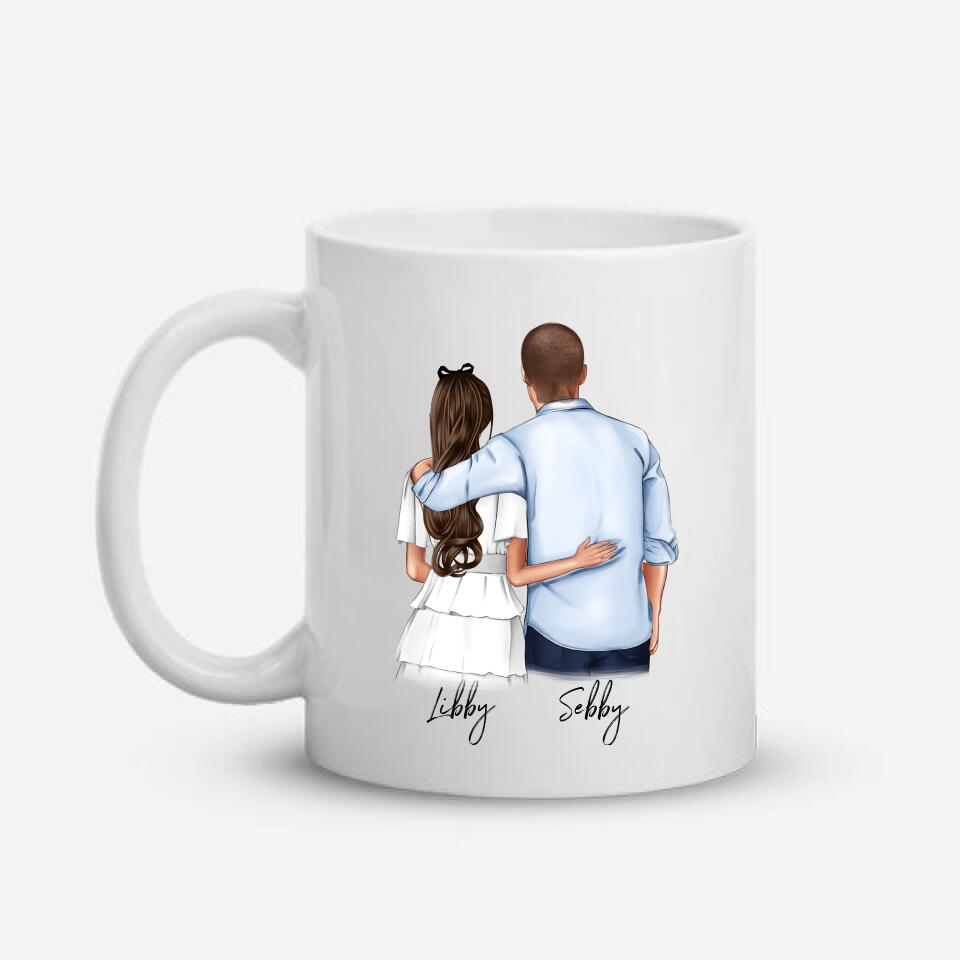 Personalised Couple Mug - Standing