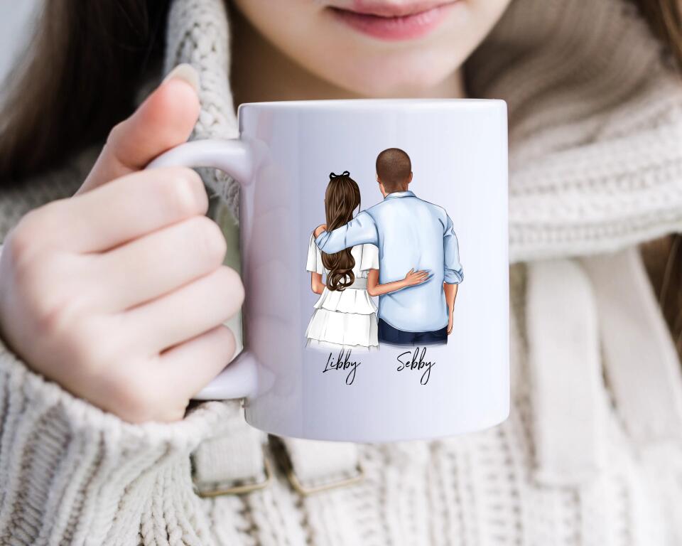 Personalised Couple Mug - Standing