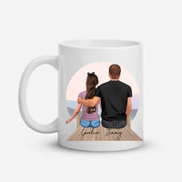 Personalised Soulmate Couple Mug - background