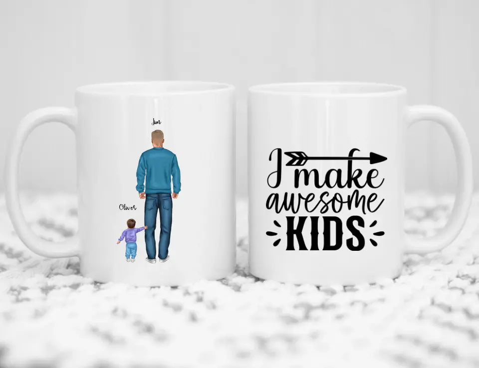 Dad and kid(s)