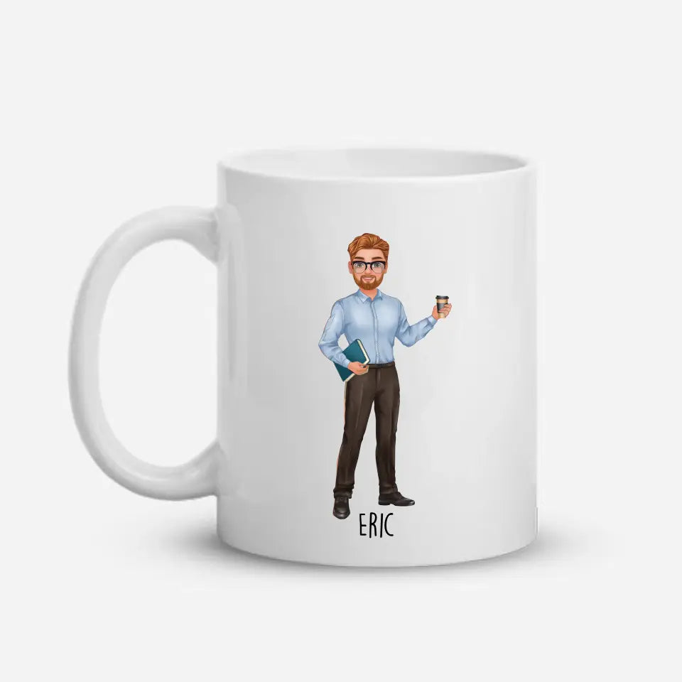Personalised Male Co-worker - Boss Mug