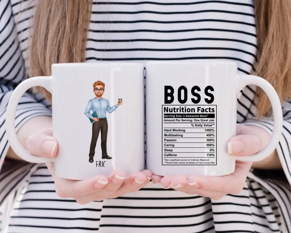 Personalised Male Co-worker - Boss Mug