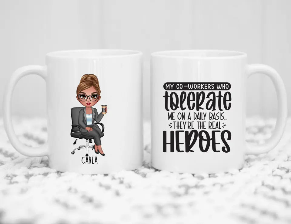 Personalised Co-worker Mug - Colleague gift