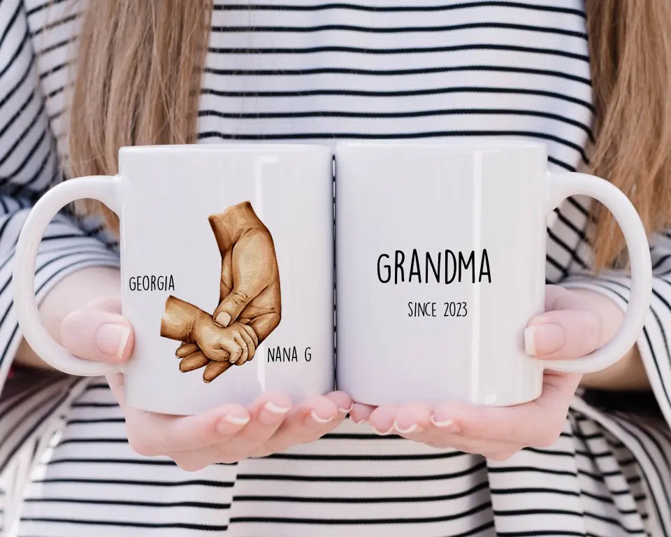 Grandmother and Newborn Baby Mug