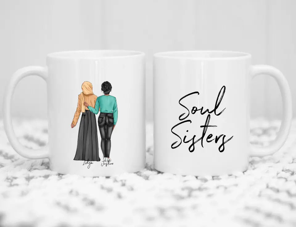 Best Friends Muslim Hijabi Mug